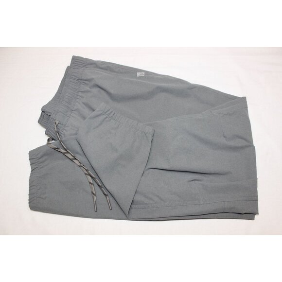 L.L. Bean men's gray elastic waist standard fit tapered leg multisport joggers L - Picture 6 of 14